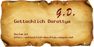 Gottschlich Dorottya névjegykártya