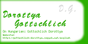 dorottya gottschlich business card